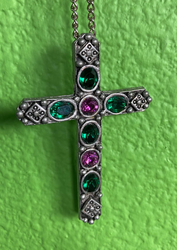 Emerald and amethyst gemstones - amethyst,